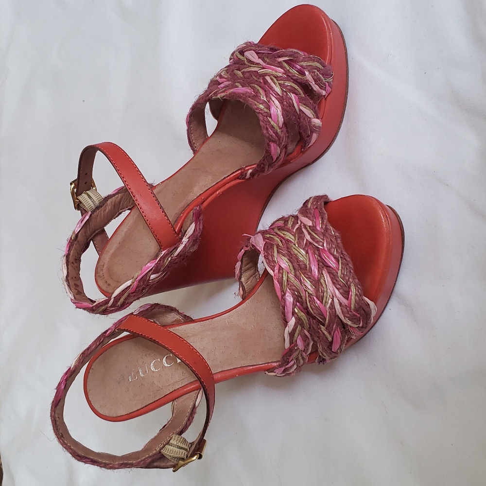 3 Meucci Wedges Made in Italy Size 6.5